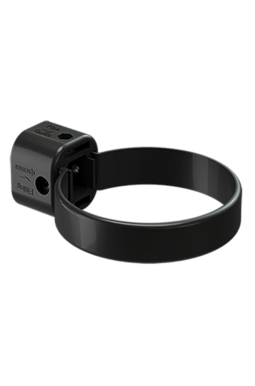 Хомут универсальный для водосточной трубы Премиум (Premium) Карбон, (RR-33)