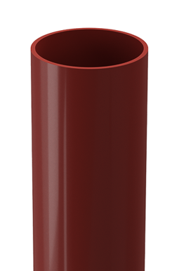 Труба водосточная 1 м Standard Красный, (RAL 3005)